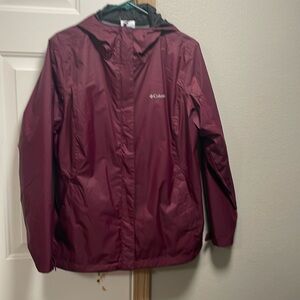 Columbia Jacket    Size XL.   Maroon and black on inside.